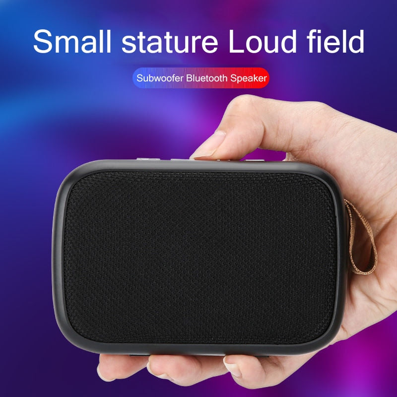 B02 Wireless Bluetooth Speaker Mini Subwoofer Support TF Card Small Radio Player Outdoor Portable Sports Audio Support 16GB