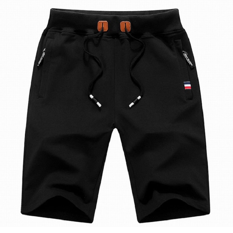 Men&#39;s Summer Breeches Shorts Cotton Casual Bermudas Men Black Boardshorts Homme Classic Brand Clothing Beach Shorts Male