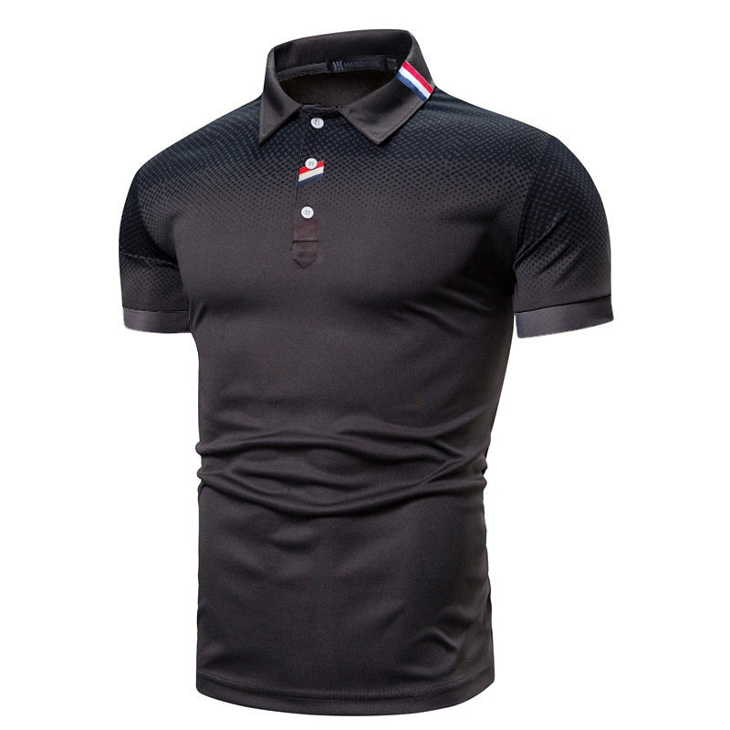 New Summer Casual Polo Shirt Men Short Sleeve Business Shirt Fashion Design Tops Tees